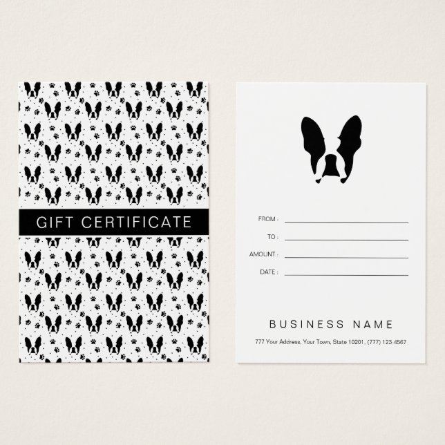 French bulldog (Front & Back)