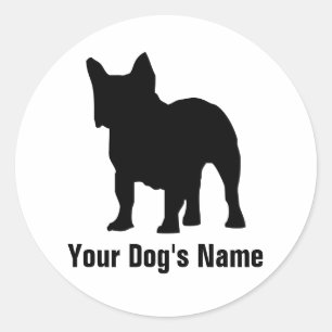 French Bulldog フレンチ・ブルドッグ Classic Round Sticker