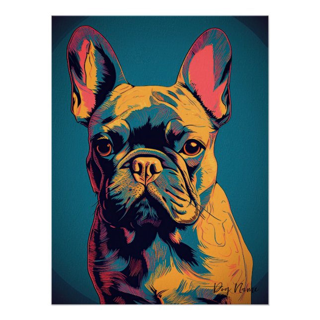 French Bulldog 004 - Bruno Pokopen Poster (Front)