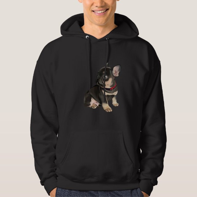 French Bulldog 1 Hoodie (Front)