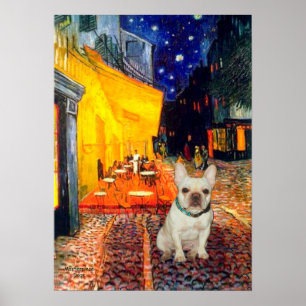 French Bulldog 1 - Terrace Cafe Poster