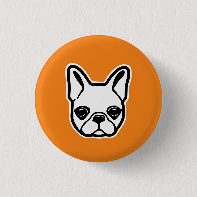 French Bulldog 3 Cm Round Badge (Front)