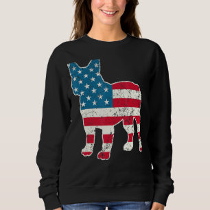 French Bulldog 4th Of July Dog Men Usa American F Sweatshirt