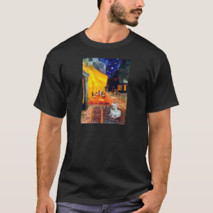 French Bulldog 4W - Terrace Cafe T-Shirt