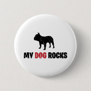 French Bulldog 6 Cm Round Badge