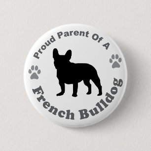 French Bulldog 6 Cm Round Badge