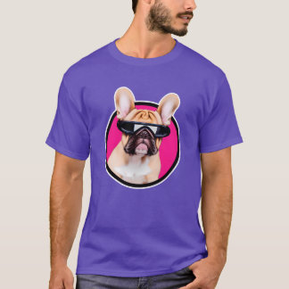 French Bulldog 80s Style Vaporwave Frenchies Lover T-Shirt