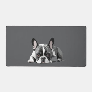 French Bulldog Adorable Cute Animal Sleeping Relax Desk Mat