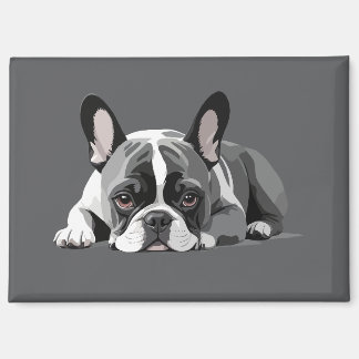 French Bulldog Adorable Cute Animal Sleeping Relax Magnet