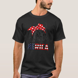 French Bulldog American Flag  Frenchie 4th Of July T-Shirt