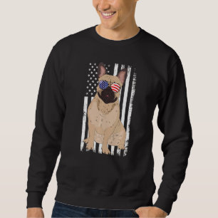 French Bulldog American Flag Patriot Bulldog 4th O Sweatshirt