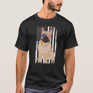 French Bulldog American Flag Patriot Bulldog 4th O T-Shirt