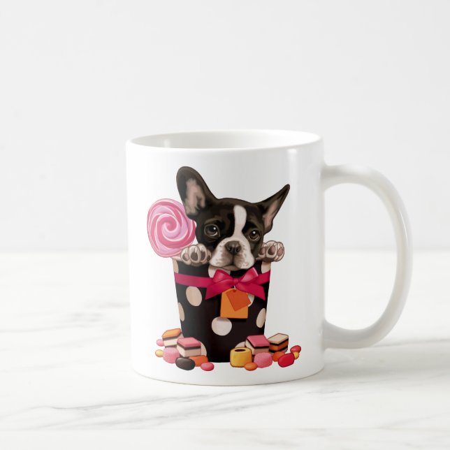 French bulldog and Candy Coffee Mug (Right)