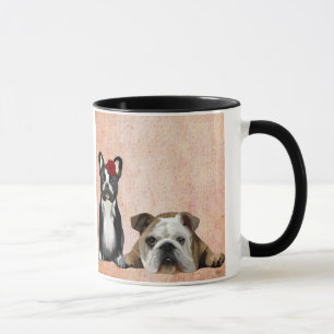 French Bulldog and English Bulldog Mug