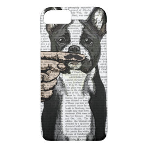 French Bulldog and Finger Moustache iPhone 8/7 Case