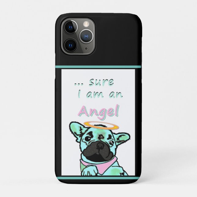 French Bulldog Angel French Bulldog Case-Mate iPhone Case (Back)