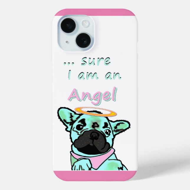 French Bulldog Angel French Bulldog Case-Mate iPhone Case (Back)