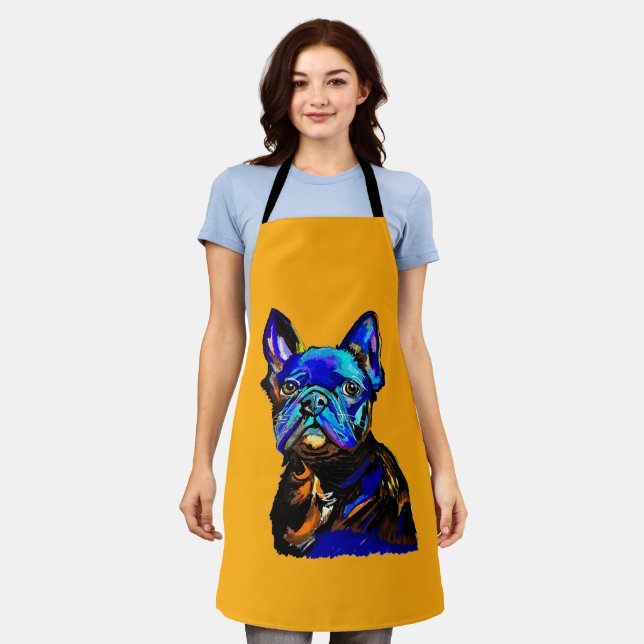 French Bulldog Apron (Worn)