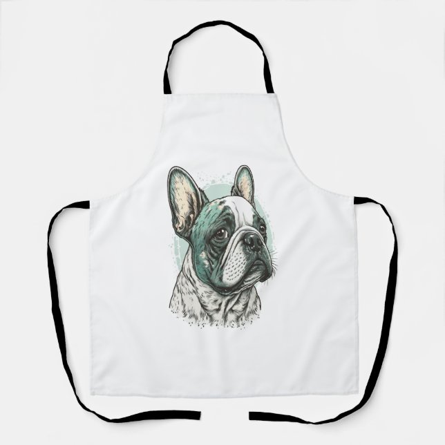 French bulldog apron (Front)