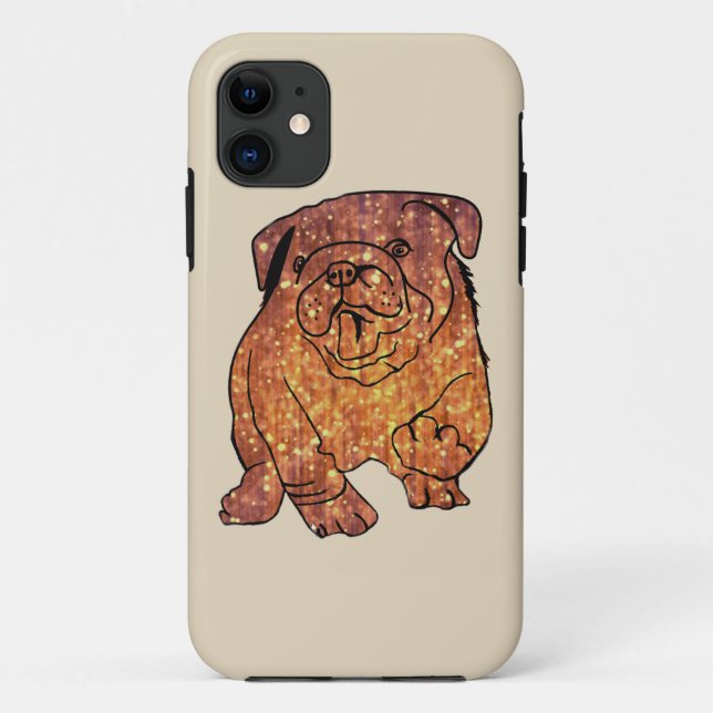 French Bulldog Art iPhone SE + iPhone Case (Back)