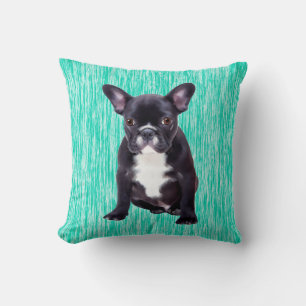 French Bulldog Art Portrait Cushion