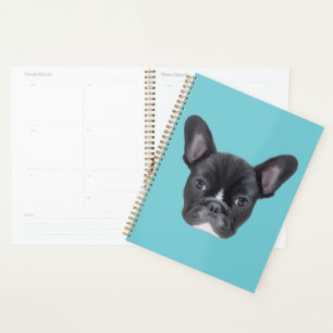 French Bulldog Art Portrait Planner