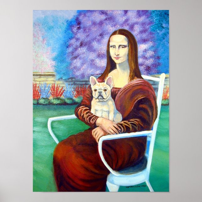 French Bulldog Art Wall PRINT (Front)