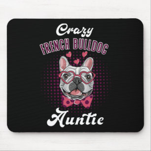 French Bulldog Auntie Mother's Day Aunt French Bul Mouse Pad