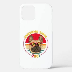 French Bulldog Awesome Gift For 2001 20th Birthday iPhone 12 Case
