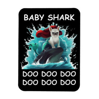 French Bulldog | Baby Shark Doo Doo Doo Magnet