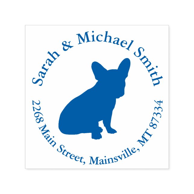 French Bulldog Baby Shower Frenchie Frenchy Self-inking Stamp (Design)