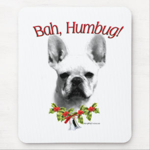 French Bulldog Bah Humbug Mouse Pad
