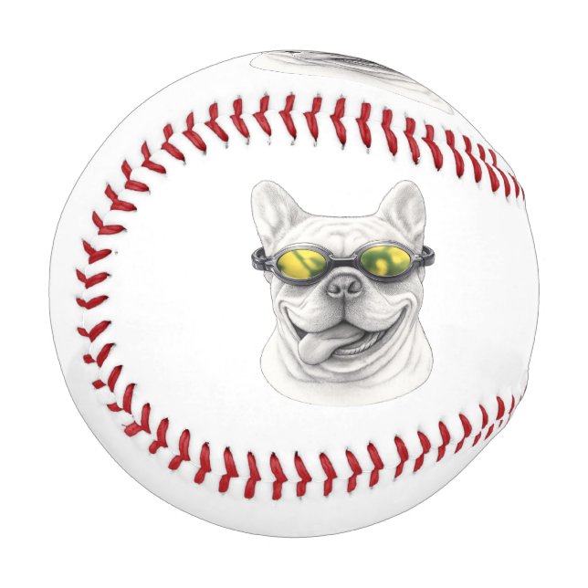 French Bulldog Baseball (Front Left)