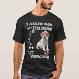 French Bulldog Beagle Mix Dog Mum Dad Costume Cute T-Shirt