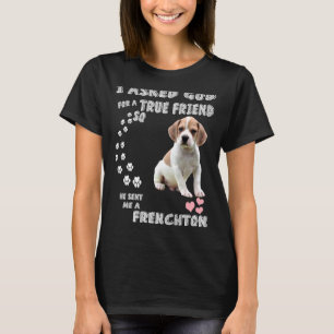 French Bulldog Beagle Mix Dog Mum Dad Costume Cute T-Shirt