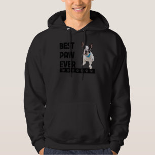 French Bulldog Best Paw Ever Frenchie Dog Dad Fath Hoodie