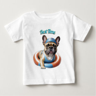 French Bulldog Best Time französische Bulldogge  T Baby T-Shirt