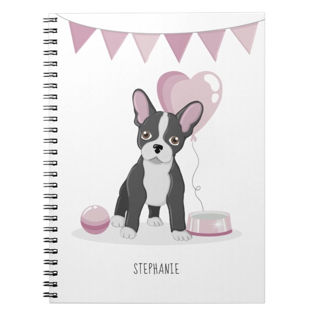 French Bulldog Birthday Notebook (Front)