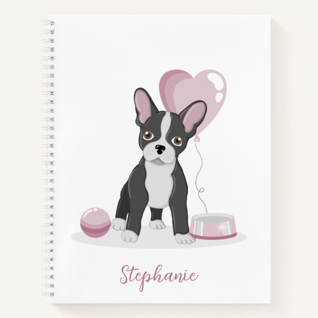 French Bulldog Birthday Notebook (Front)