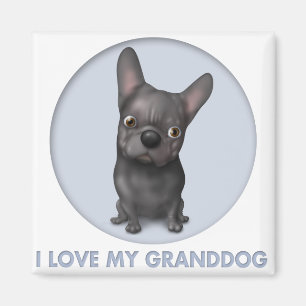 French Bulldog (Black) Granddog Magnet