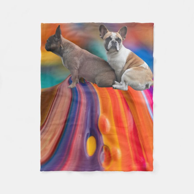 French Bulldog Blanket  (Front)