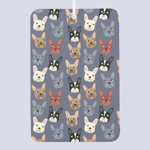 French Bulldog Blue Car Air Freshener