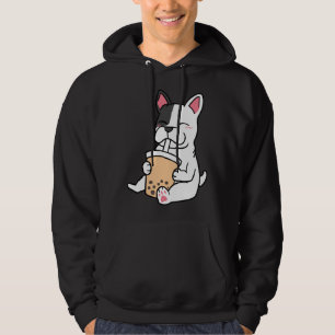 French Bulldog Boba Milk Tea Bubble Tea JT Hoodie