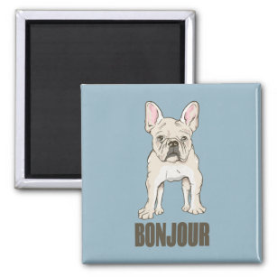 French Bulldog Bonjour Magnet