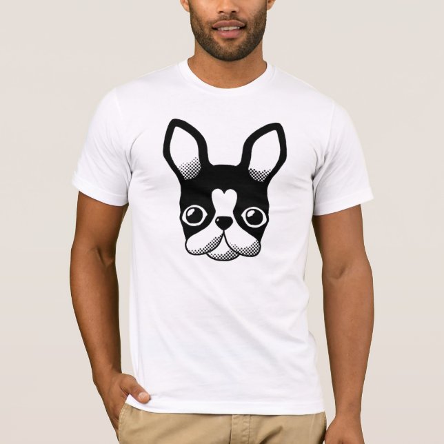 French Bulldog/Boston Terrier T-Shirt (Front)