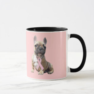 French Bulldog Breast Cancer Mug