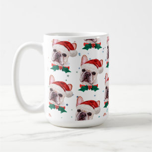 French Bulldog Breed Christmas Dog Pattern Coffee Mug