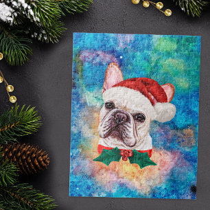 French Bulldog Breed Dog Christmas Jigsaw Puzzle