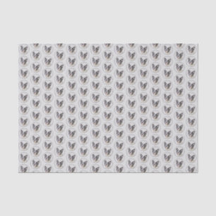 French Bulldog (Brindle Pied) Painting - Dog Art Tissue Paper