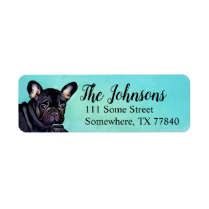 French Bulldog Bull Dog Address Labels